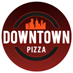 Downtown Pizza logo.